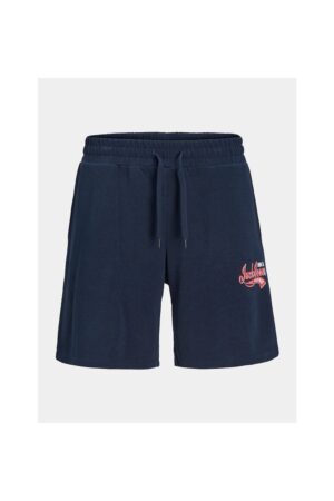 Pantaloni scurti sport baieti - 303521370 - Albastru inchis - Poliester