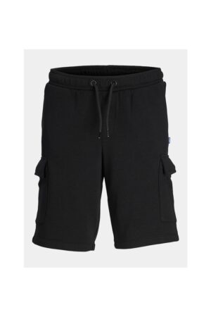 Pantaloni scurti sport baieti - 303522070 - Negru - Poliester