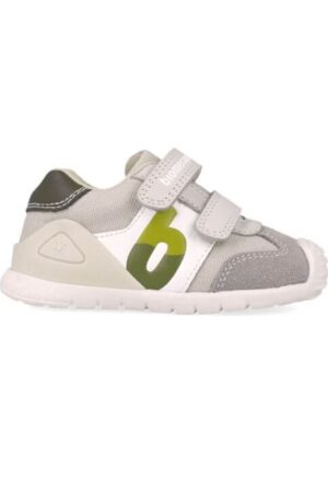 Pantofi copii baieti din piele naturala si textil 252119-B695