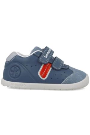 Pantofi copii baieti din piele naturala si textil 252162-A556