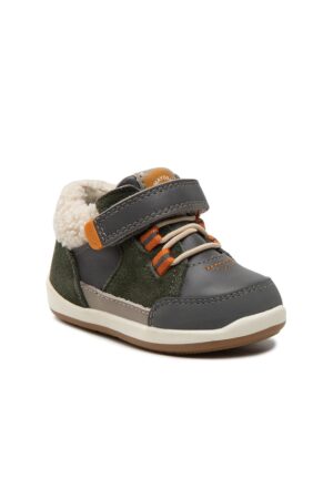 Pantofi sport baieti - 300831496 - Piele naturala - Khaki