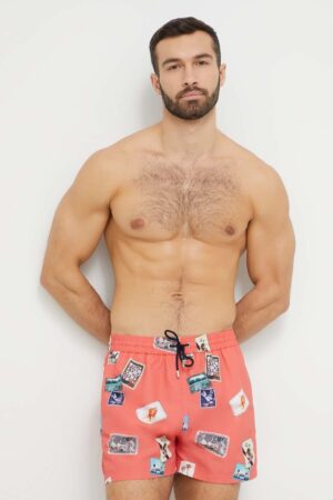 Paul Smith pantaloni scurti de baie culoarea rosu