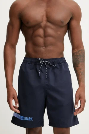 Paul&Shark pantaloni scurti de baie culoarea albastru marin
