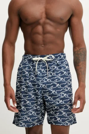 Paul&Shark pantaloni scurti de baie culoarea albastru marin