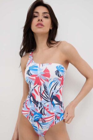 Pepe Jeans costum de baie dintr-o bucată culoarea rosu