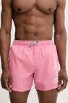 Pepe Jeans pantaloni scurți de baie LOGO SWIMSHORT culoarea roz