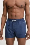 Pepe Jeans pantaloni scurți de baie RUBBER SWIMSHORT culoarea bleumarin