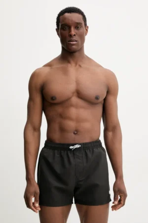 Pepe Jeans pantaloni scurți de baie RUBBER SWIMSHORT culoarea negru