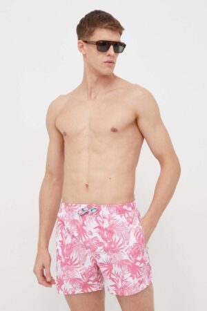 Pepe Jeans pantaloni scurti de baie culoarea roz