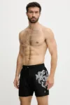 Philipp Plein pantaloni scurți de baie culoarea negru