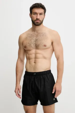 Philipp Plein pantaloni scurți de baie culoarea negru