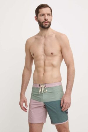 Picture pantaloni scurti de baie Andy Heritage Solid 17 culoarea verde