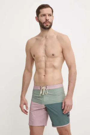 Picture pantaloni scurti de baie Andy Heritage Solid 17 culoarea verde