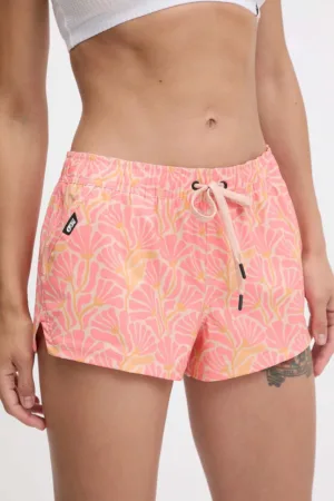 Picture pantaloni scurți de baie Napkey culoarea portocaliu