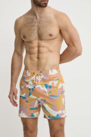 Picture pantaloni scurti de baie Piau 15 culoarea portocaliu