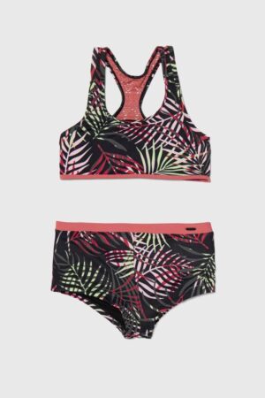 Protest costum de baie pentru copii din două piese PRTMADDA culoarea roz