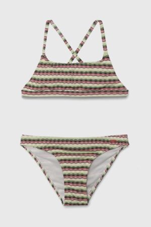 Protest costum de baie pentru copii din două piese PRTMAE culoarea verde
