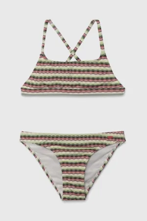Protest costum de baie pentru copii din două piese PRTMAE culoarea verde