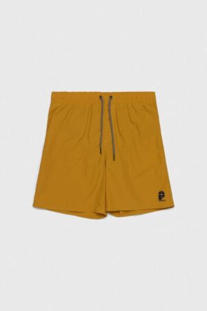 Protest pantaloni scurti de baie copii CULTURE JR culoarea galben