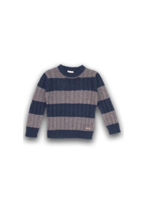 Pulover cu dungi - tricotat - baieti - 10747