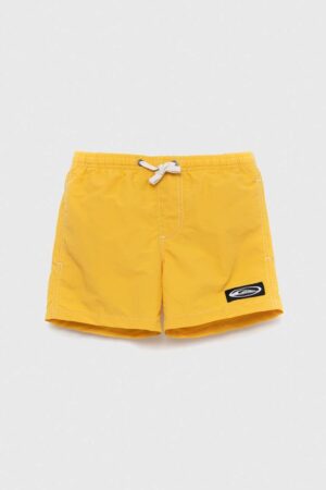 Quiksilver pantaloni scurti de baie copii culoarea galben