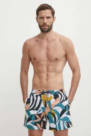Quiksilver pantaloni scurti de baie culoarea roz