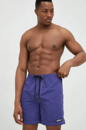 Quiksilver pantaloni scurti de baie culoarea violet