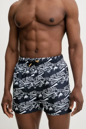 Red Bull Racing x Pepe Jeans pantaloni scurti de baie RBR ABSTRACT PRINT culoarea albastru marin