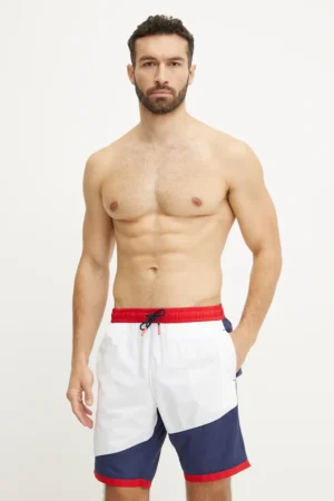 Red Bull Racing x Pepe Jeans pantaloni scurți de baie RBR BLOCK SURFER culoarea bleumarin
