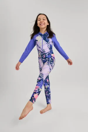 Reima costum de baie dintr-o bucată pentru copii Aallot culoarea violet