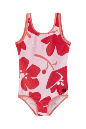 Reima costum de baie dintr-o bucată pentru copii Uimaan culoarea rosu