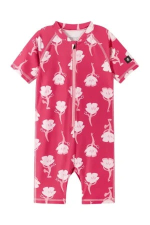 Reima costum de baie pentru bebeluși Atlantti culoarea roz