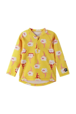 Reima longsleeve de baie pentru bebeluși Tuvalu culoarea galben