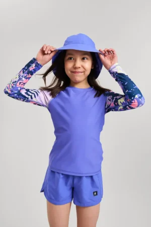 Reima pantaloni scurti de baie copii Nauru culoarea violet