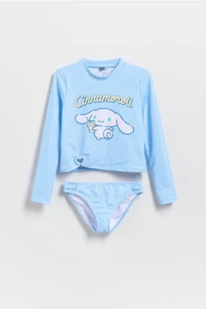 Reserved - Costum de baie din două piese Cinnamoroll - albastru-deschis