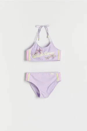 Reserved - Costum de baie din două piese Stranger Things - lavand