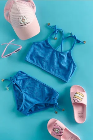 Reserved - Costum de baie din două piese - albastru