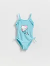 Reserved - Costum de baie din două piese cu Hello Kitty - turcoaz-deschis