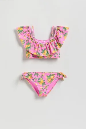 Reserved - Costum de baie din două piese - roz-fuchsia