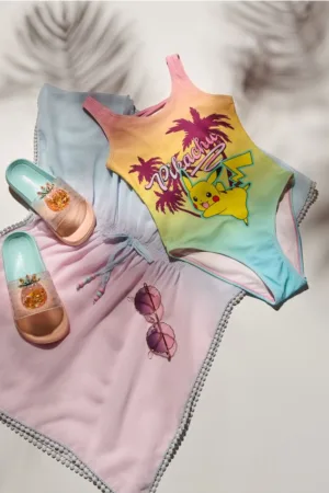 Reserved - Costum de baie întreg Pokémon - multicolor
