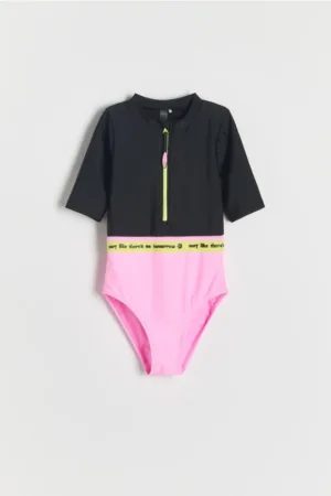 Reserved - Costum de baie întreg - roz