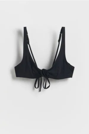 Reserved - Sutien de costum de baie cu trandafir - negru