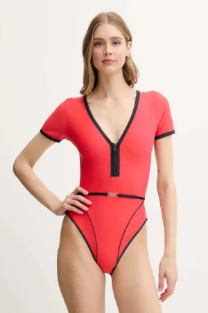 Rip Curl costum de baie dintr-o bucată culoarea rosu