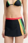 Rip Curl fustă de baie culoarea albastru marin