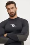 Rip Curl longsleeve de baie WAVES UPF culoarea negru