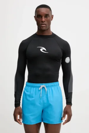 Rip Curl longsleeve de baie culoarea negru