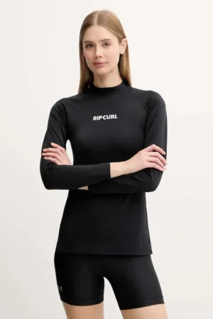Rip Curl longsleeve de baie culoarea negru