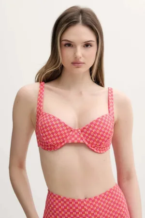 Rip Curl sutien de baie culoarea roz