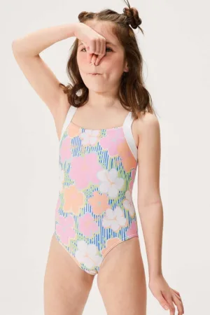 Roxy costum de baie dintr-o bucată pentru copii TINY FLOWERNE