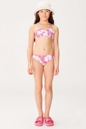 Roxy costum de baie pentru copii din două piese TOTALLY ICONIC culoarea roz